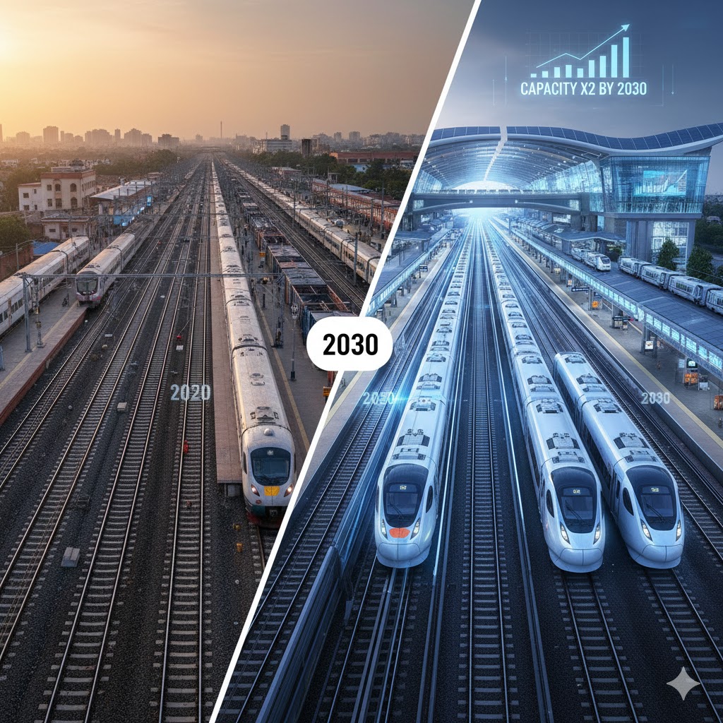 Western Railway Plans Major Capacity Expansion To Nearly Double Train Handling By 2030